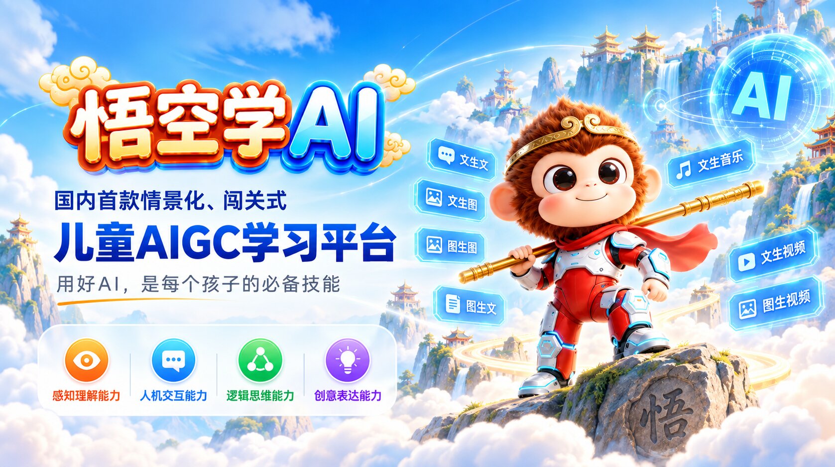 悟空学AI 首屏 1
